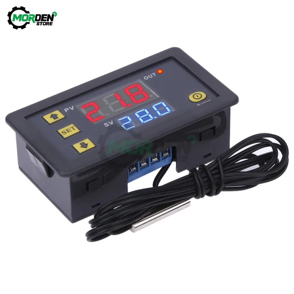 Цифровой температурный контроллер термостат W3230 W3231 DC 12V 24V AC110V 220V светодиодный