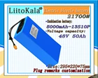 Литиевый аккумулятор LiitoKala для электрического велосипеда, 48 В, 50 Ач, 21700 13S10P, батарея BMS для электровелосипеда 1000 Вт, 1500 Вт, 2000 Вт, 2500 Вт, 20A, 30A, 50A