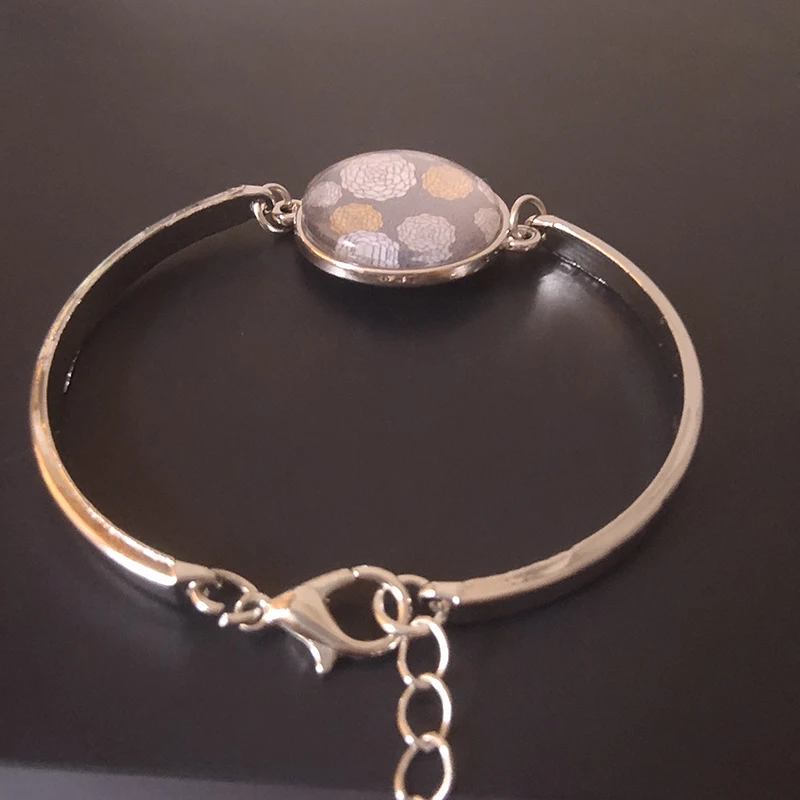 ZDYING милые животные с короной цветов браслет стеклянная собака кошка лиса