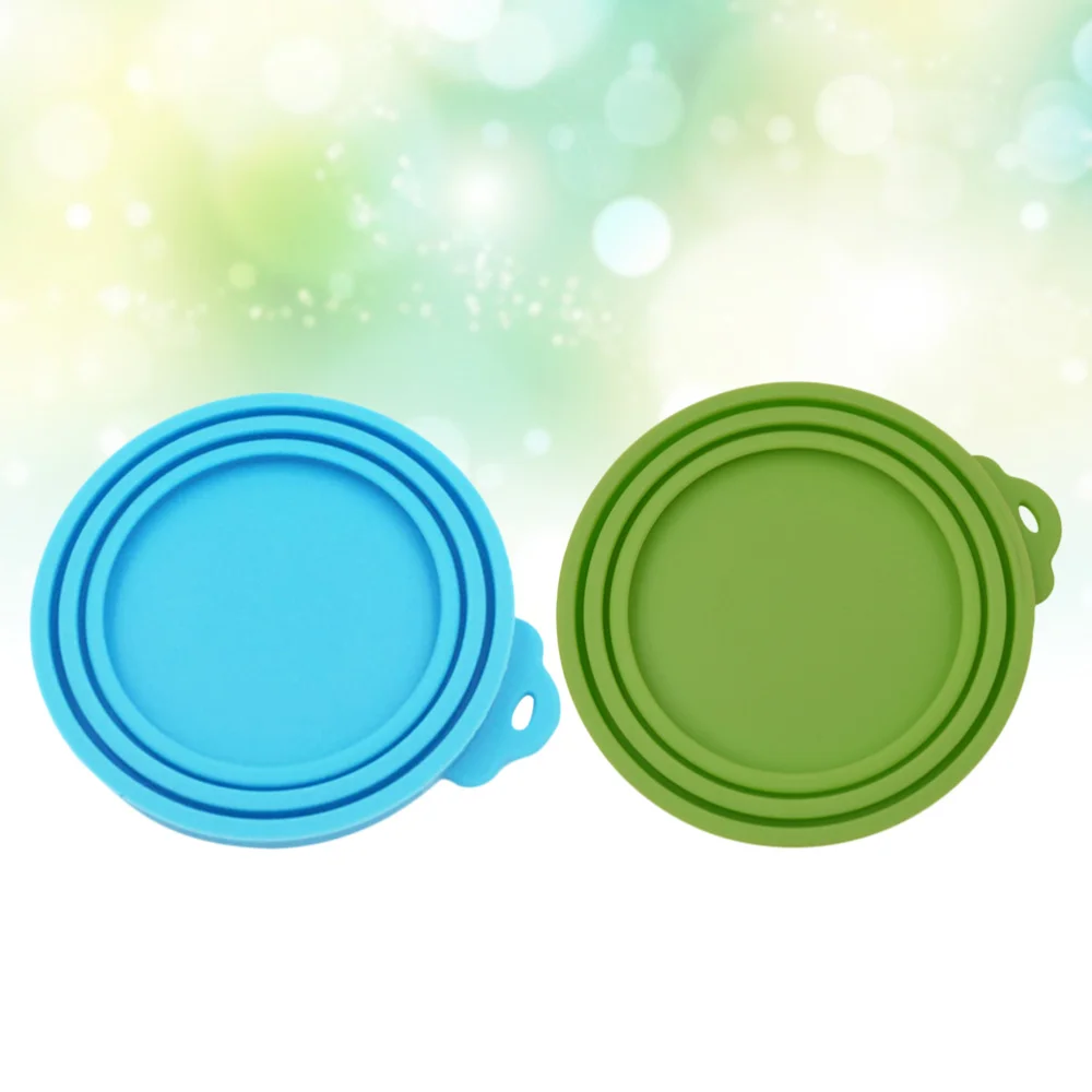 2 шт. три Слои силиконовая ПЭТ Еда может Чехлы кошка жестяные крышки Карамельный