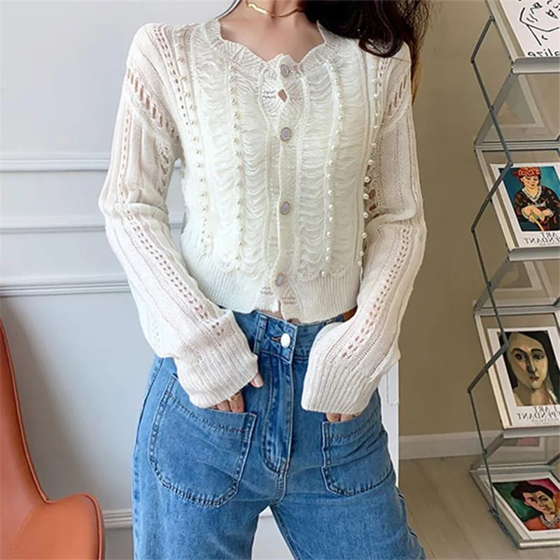 

Вязаный женский свитер, новый кардиган, пикантный ленивый кардиган для женщин, Теплый жакет оверсайз в стиле Харадзюку, дешевый вязаный сви...