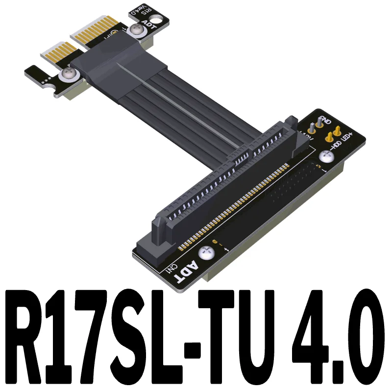 

U.2 interface U2 to PCI-E 4.0 X1 SFF-8639 NVMe pcie extension data transfer cable PCIe4.0x1 gen4, 16G/bps