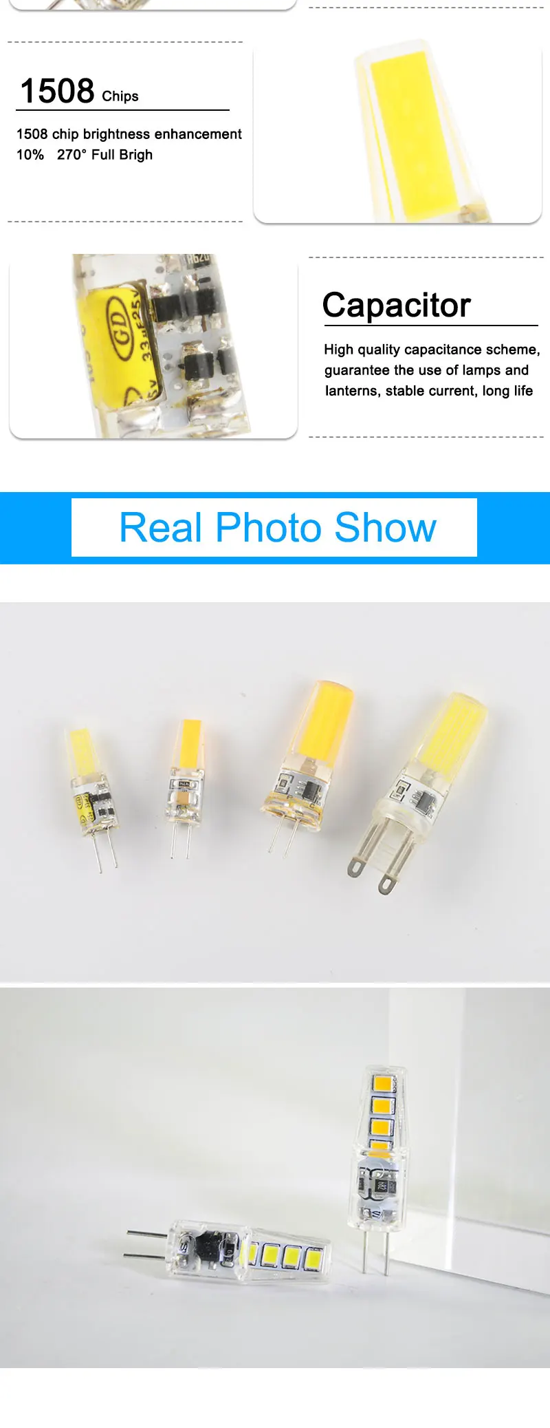 10 шт./лот G4 светодиодный COB лампа 3W 6 Вт высокое яркий лампада светодиодный 220V SMD2835 Bombillas светодиодный Замена галогенный прожектор люстра