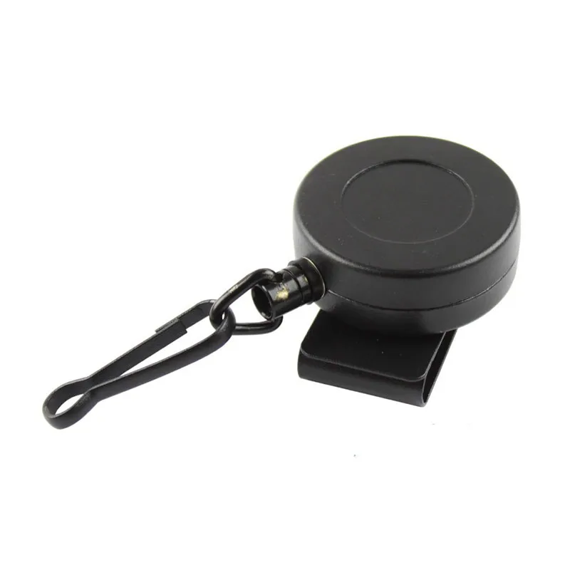 

Outdoor Tactical Retractable Gun Rope Steel Safety Wire Automatic Anti-lost Burglar Keychain Secure Belt Buckle Telescopic Rope