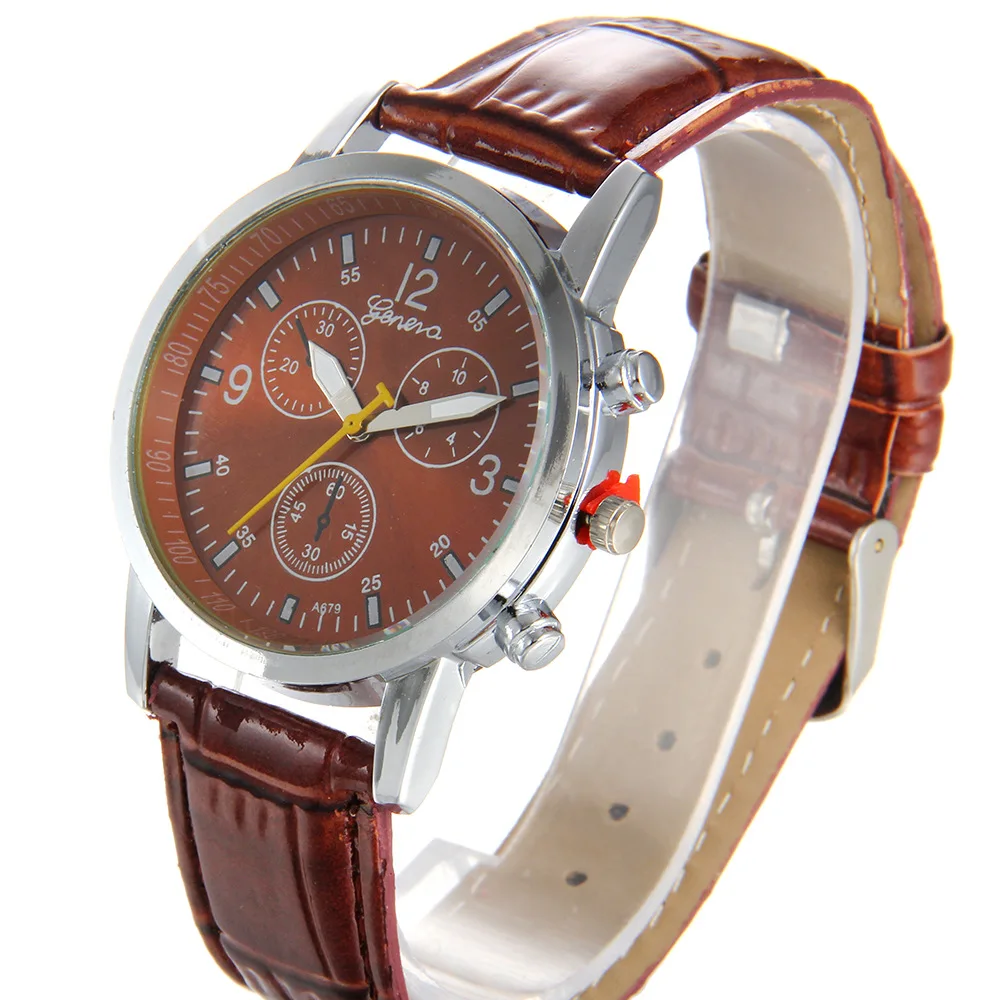 Распродажа от иностранного продавца цветные часы с фальшивыми тремя глазами