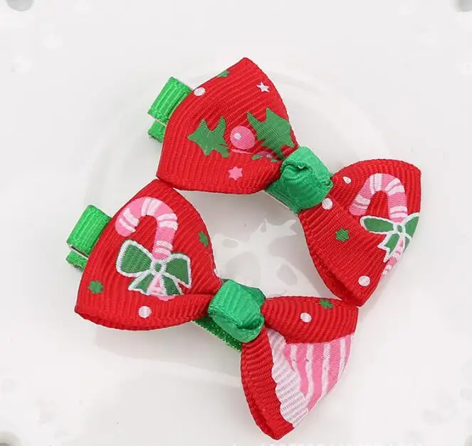 

2pcs/pair Hair Clips Hair Bands Cartoon lovely Hairpin Baby Girls Kids Christmas Gifts Hair Accessories