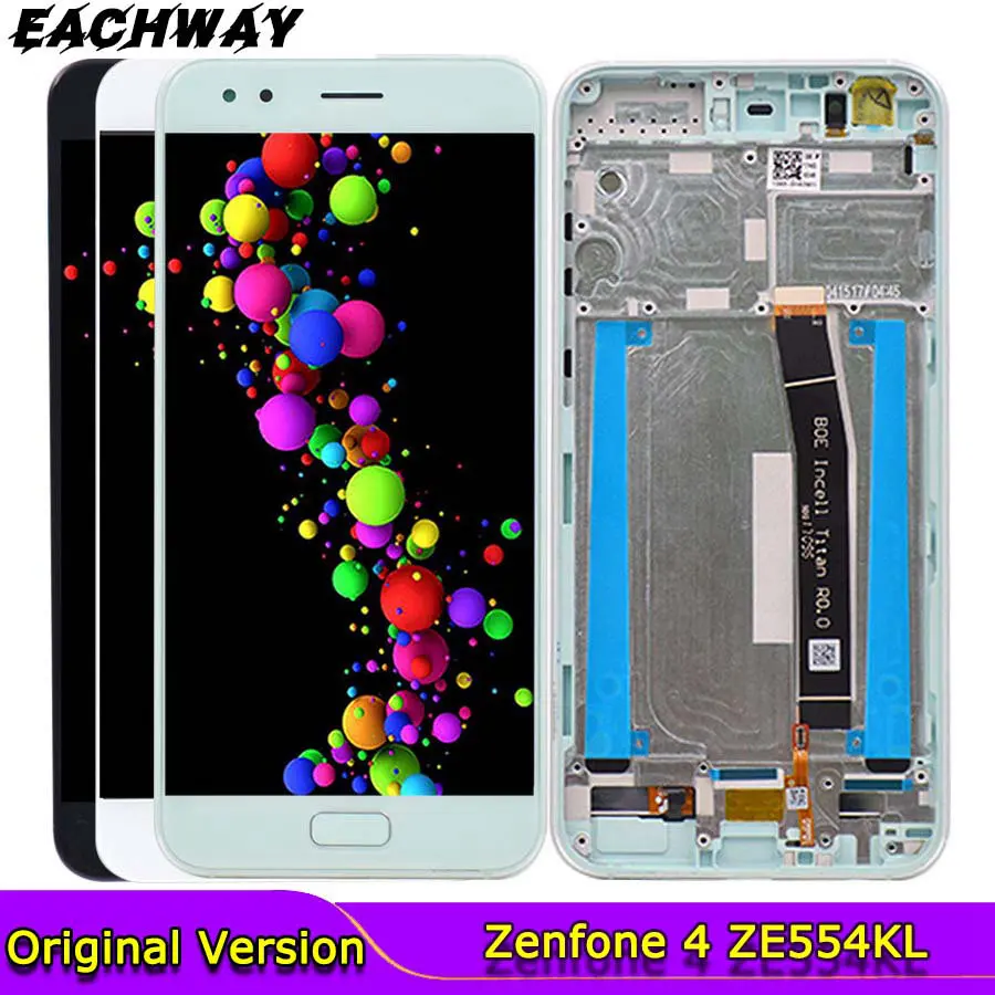 

ЖК-дисплей 5,5 дюйма для ASUS Zenfone 4 ZE554KL с сенсорным дигитайзером в сборе, замена для ASUS ZenFone 4 ZE554KL