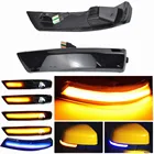 2 шт. течет поворотов светильник светодиодный крыло Зеркало заднего вида динамический индикатор мигалка для Ford Focus mk2 mk3 08-16 Mondeo mk4