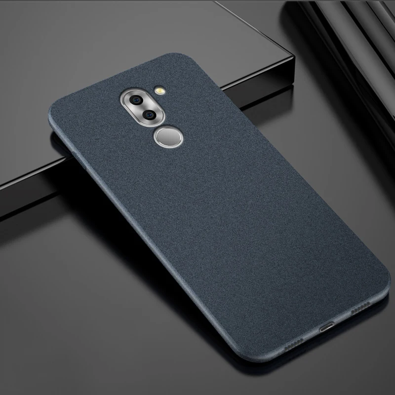 Тёмно-синий Чехол upaitou для huawei Honor 6X 5X GR5 8X Max 8S 8A 10 Lite 10i 20 Pro Чехол с защитой от отпечатков пальцев мягкий матовый Ультратонкий чехол - Цвет: Тёмно-синий
