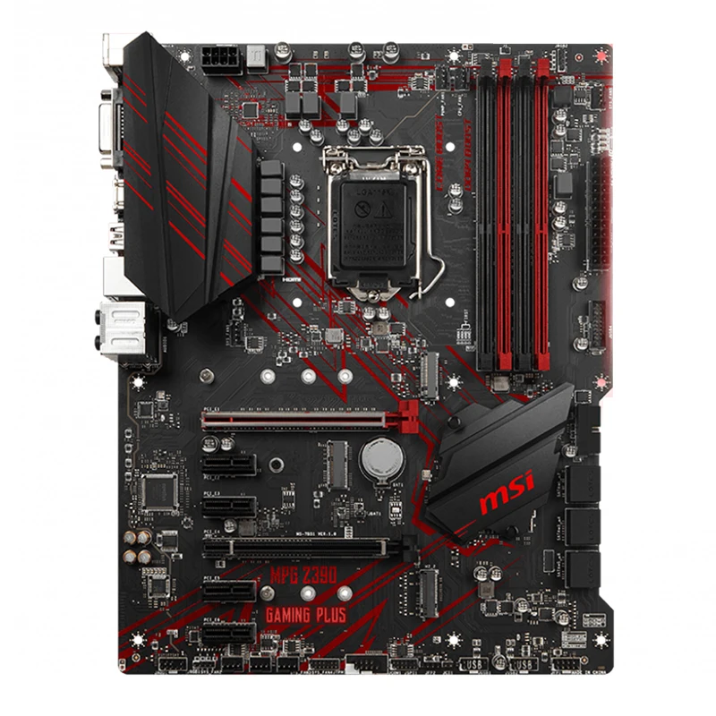 Preise MPG Z390 GAMING PLUS Für MSI Intel Z390 LGA 1151 Verwendet Motherboard Ddr4 Core I9 I7 I5 I3 CPU PCI-E 3,0 X16 Slot Spiel Motherboard