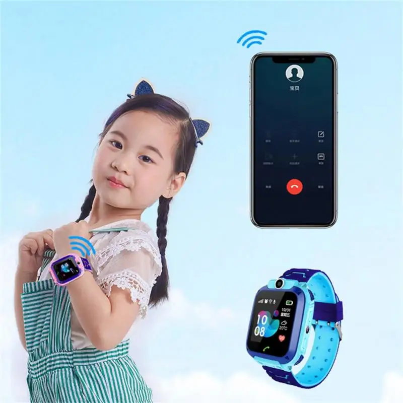 Q12 For Kids With Sim Card Photo Waterproof IP67 Gift Children's Smart Watch SOS Phone Smartwatch IOS Android | Электроника