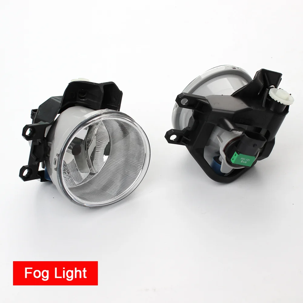 1 пара Автомобильная 12В противотуманная фара в сборе с туман светильник хром Covesr