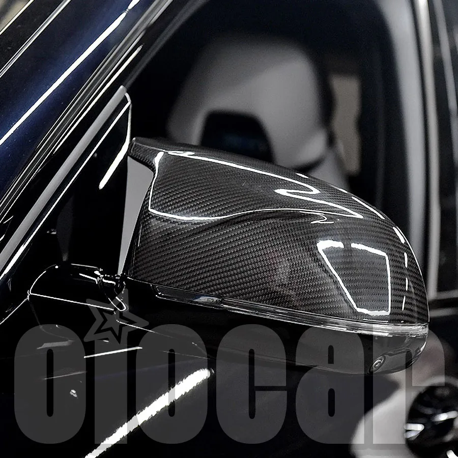 Высококачественный зеркальный чехол oiomotors из сухого углеродного волокна для BMW F97