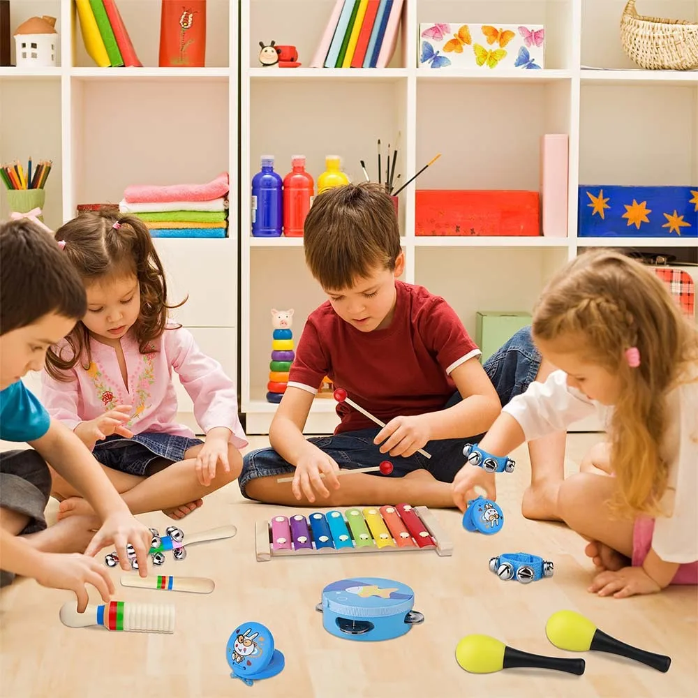 Музыкальный инструмент игрушка ксилофон в деревянной рамке детские музыкальные