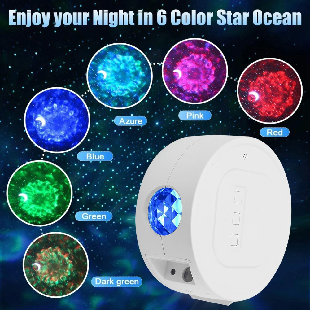

Star LED Projector Light Bluetooth-compatible Kids Room Remote Control USB