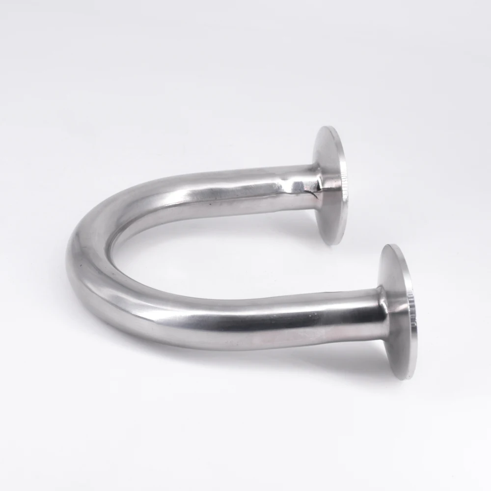 

45mm 1.75" Pipe OD 2" Tri Clamp U Shaped Return 180 Degree Bend SUS 304 Stainless Sanitary Fitting Spliter Homebrew