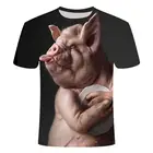 2021 nova 3d leo camiseta animal dos homens легальный 3d стиль padro 3dt camisa vero tendncia манга curta