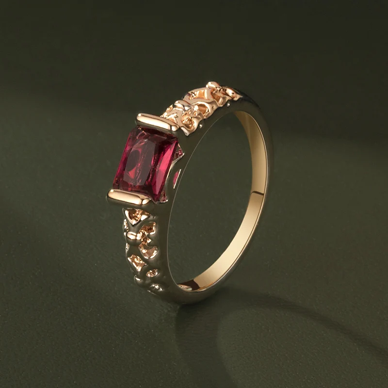 BICUX милые розовые золотые серебряные большие красные белые хрустальные кольца