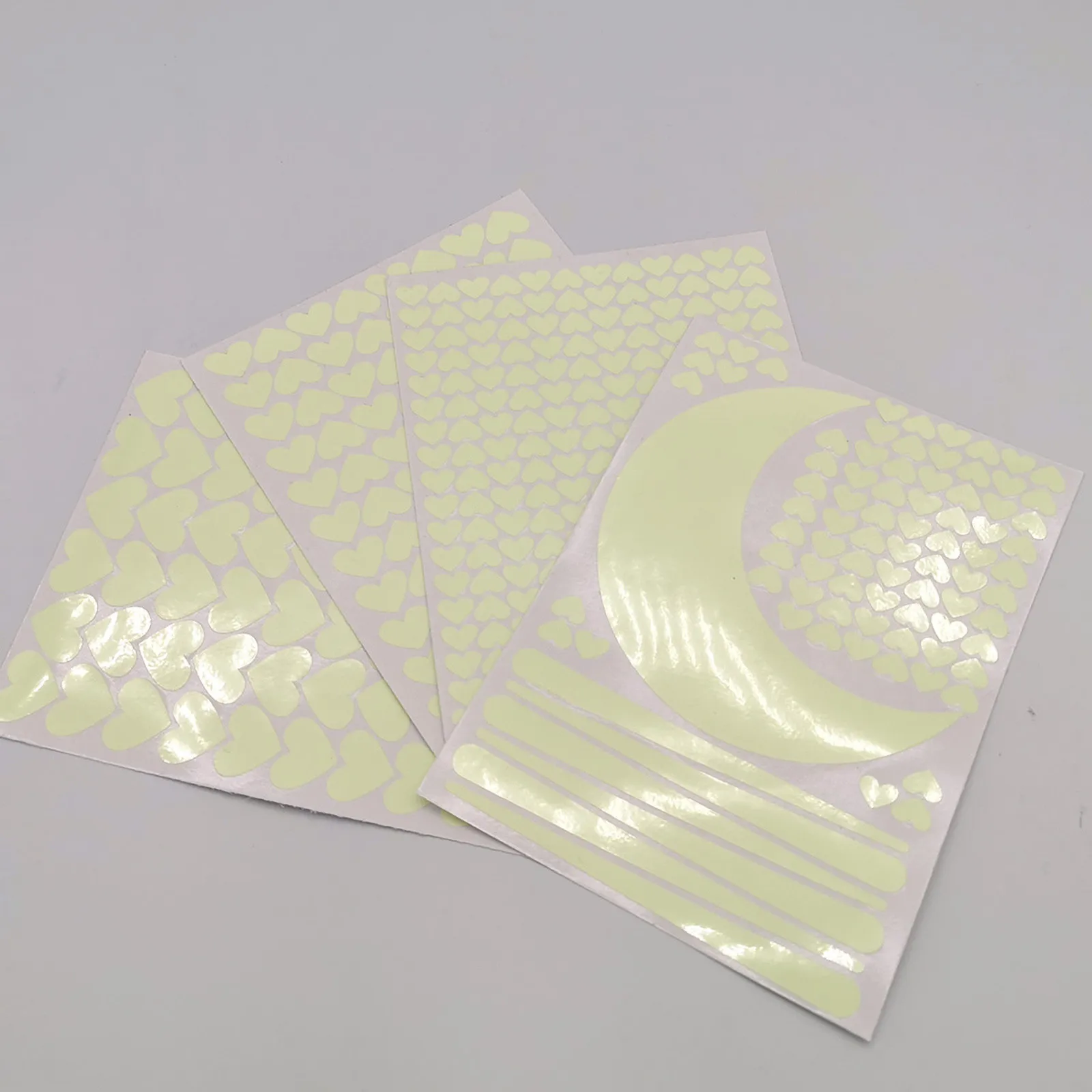 Домашний Декор стикер s четыре комбинации любовь Луна флуоресцентные стикеры DIY