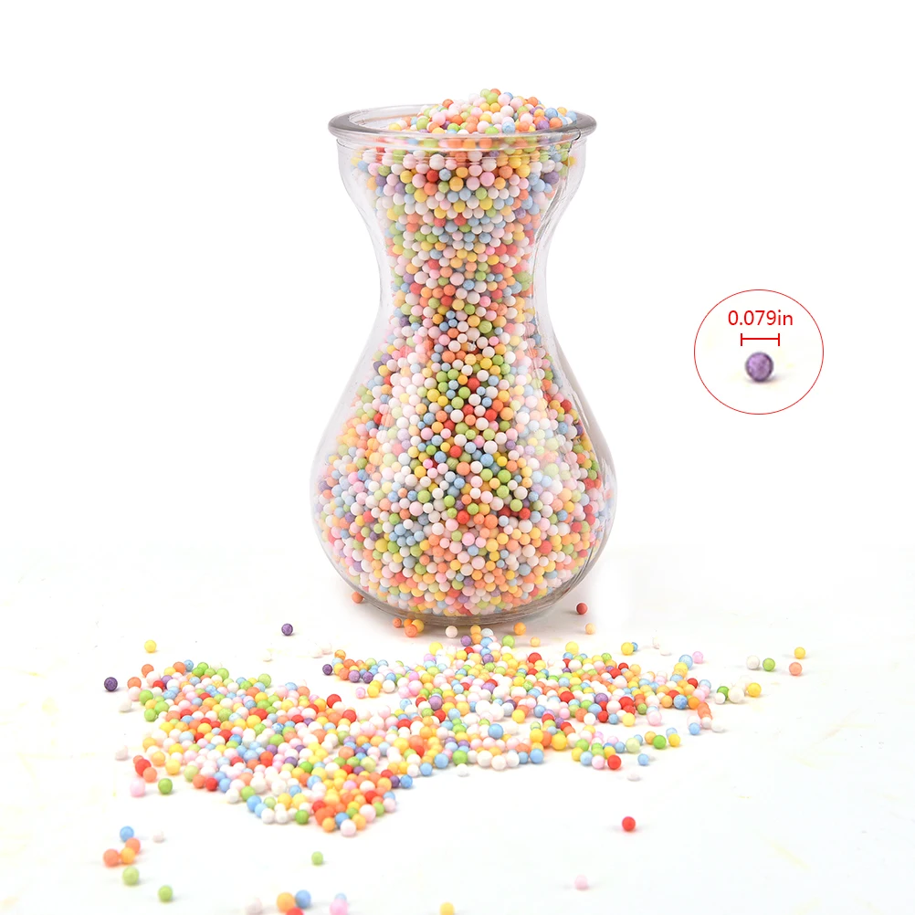 1 мешок 0 079 дюйма цветные мини шарики из пенопласта Декоративные DIY