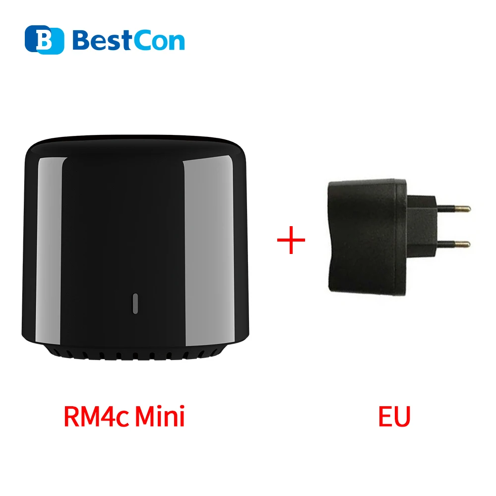 

Broadlink Bestcon RM4C Mini IR Wifi Wireless Control Voice Remote EU/UK/US/AU Smart Home Works With Alexa Amazon Google Assitant