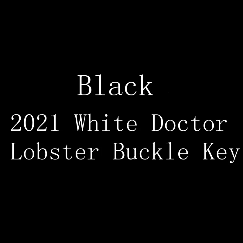 

Black 2021 White Doctor Lobster Buckle Key