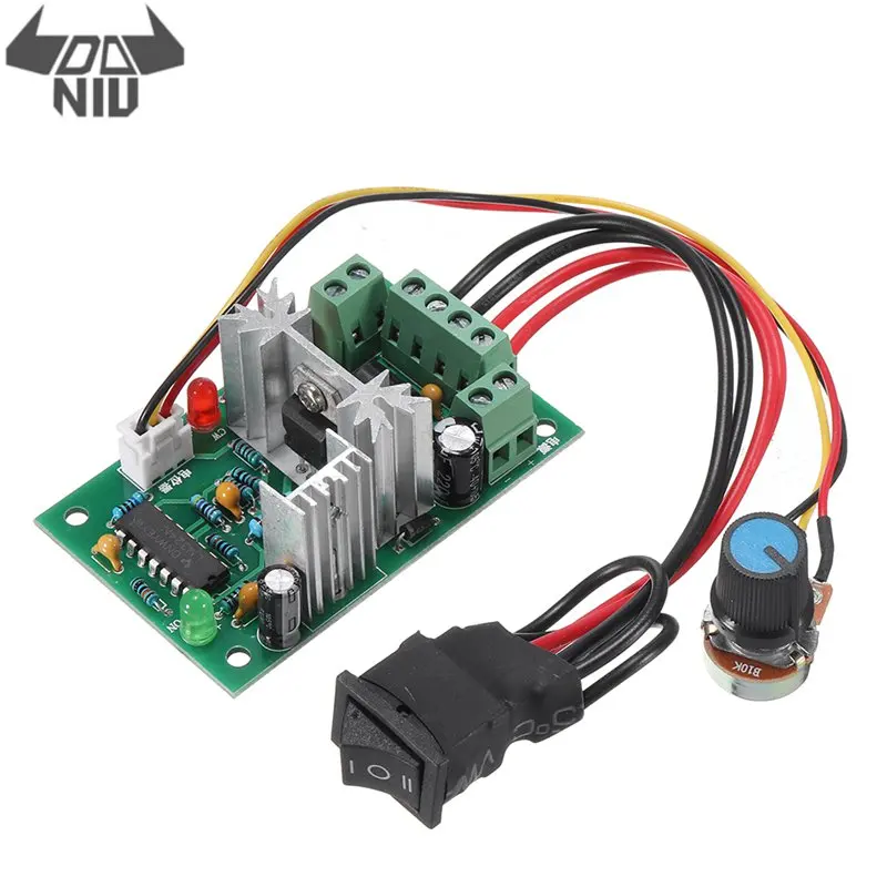 

DANIU CCM2 DC Motor Speed Controller 10V 12V 24V 30V 120W PWM Adjustable Volt Regulator Controller Switch