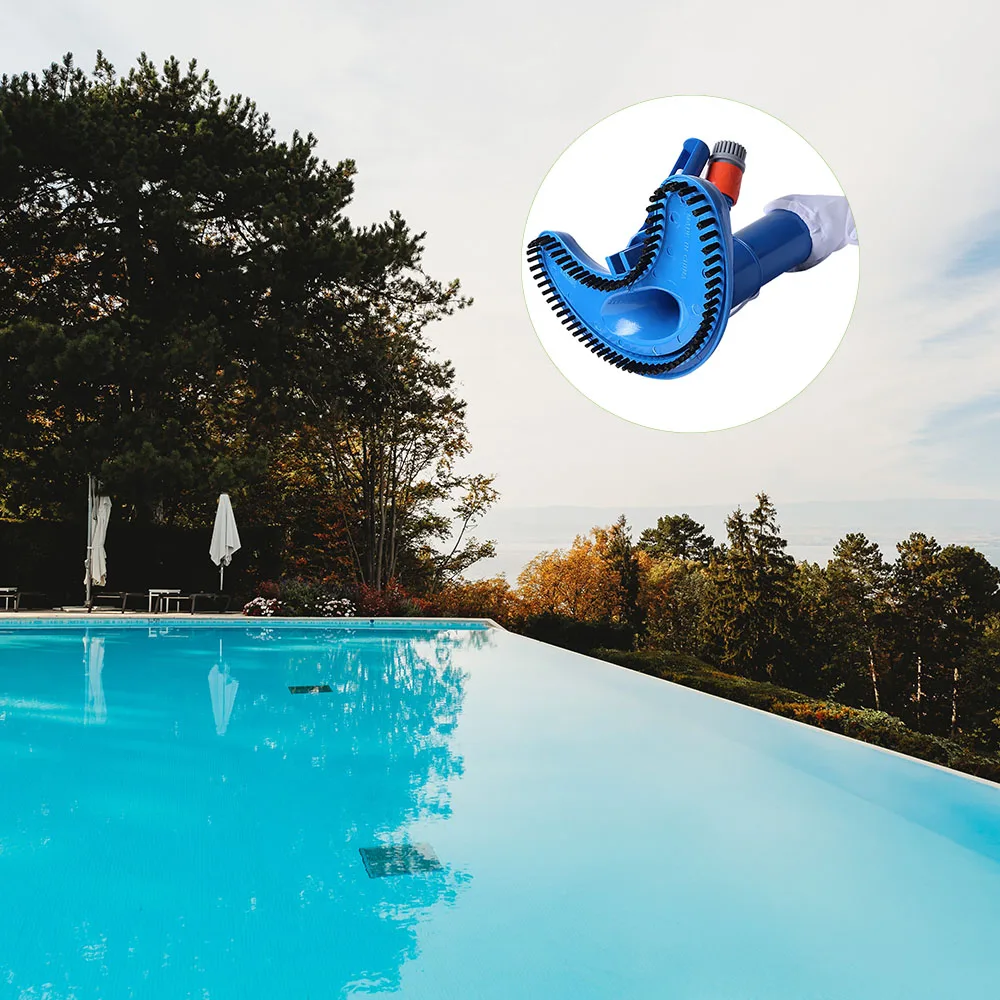 Swimming Pool Vacuum Cleaner Durable Mini Jet Brush Easy to Clean Leaves Other Debris for Spa Pond Tub Accessories | Спорт и