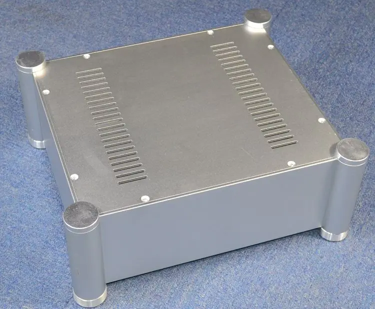 WA136 все алюминиевые шасси усилителя/корпус усилителя DIY box (352*130*311 мм)|Усилители