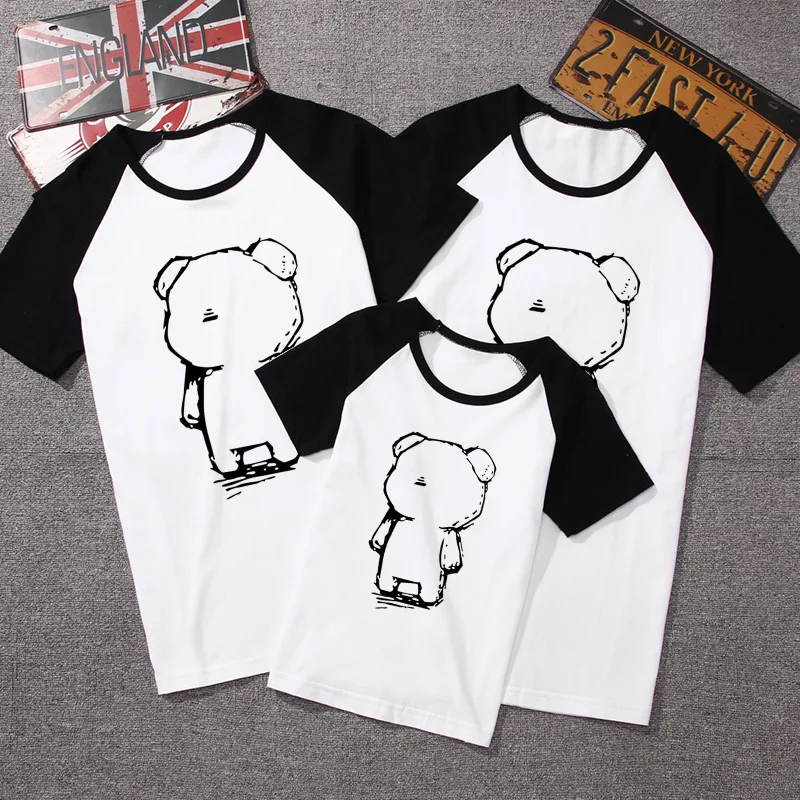 Футболка с надписью папа мама и я | Мать ребенок