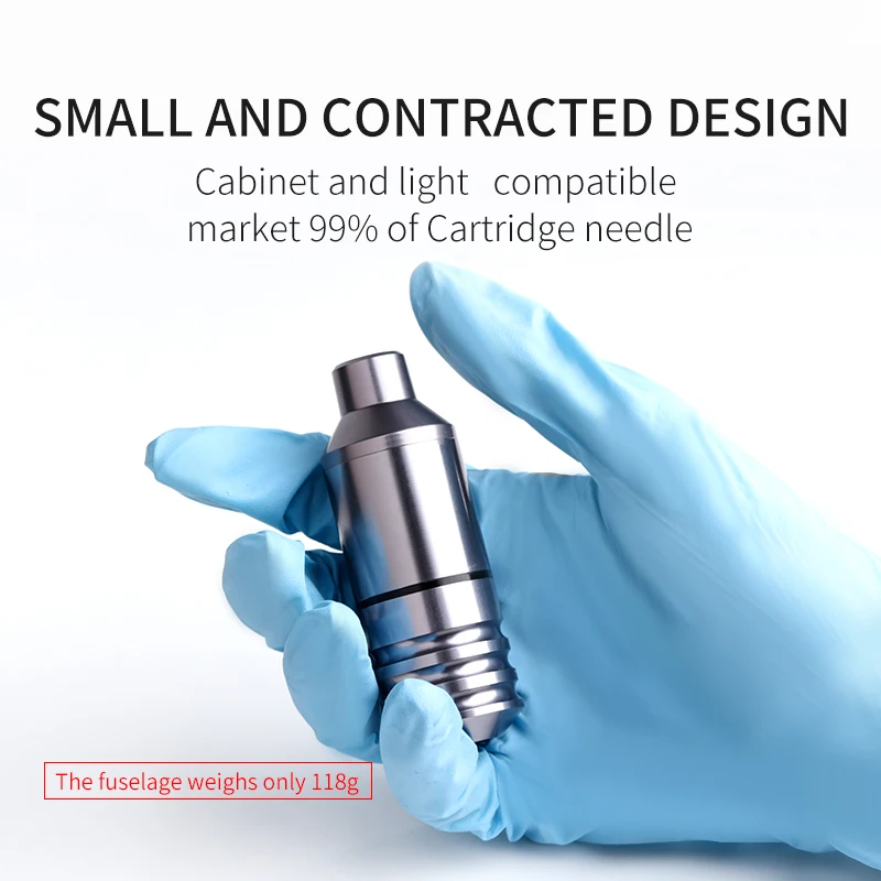 Тату машинка Вращающаяся ручка с швейцарским мощным бесшумным двигателем для