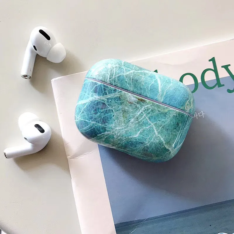 Мраморный чехол для Airpods Pro, чехол для беспроводных Bluetooth наушников, чехол для Airpod 3, чехол для Apple Air Pods Pro, Fundas Coque