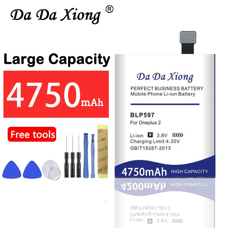 

High Capacity 4750mAh BLP597 Battery For Oneplus 2 One Plus Two