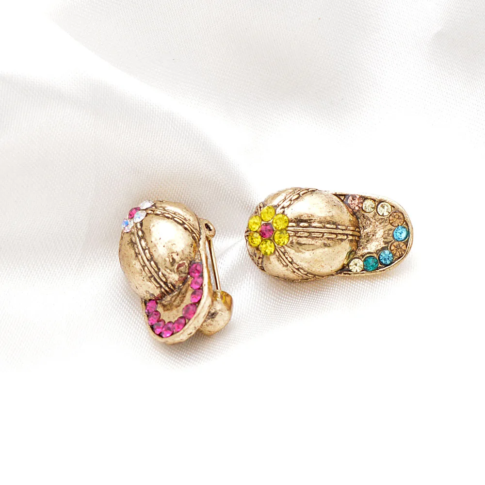 Брошь унисекс &quotКепка&quot CINDY XIANG винтажное украшение со стразами модный