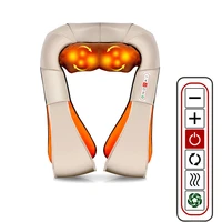 heating kneading lumbar neck massage pillow full body massage machine home car use cervical spine hadad tapping massage shawl