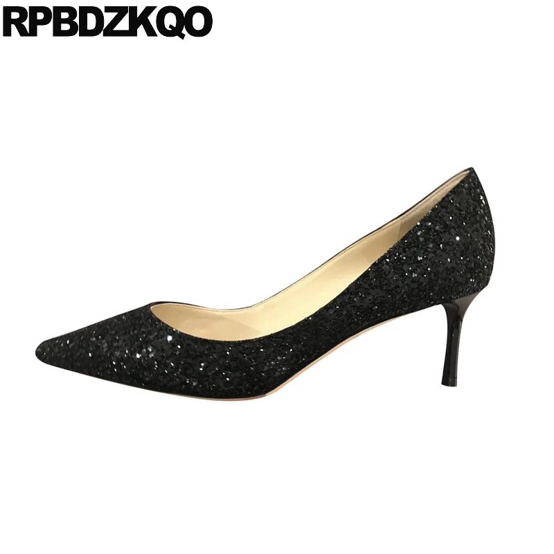 Женские блестящие туфли на высоком каблуке шпильке дизайнерские роскошные