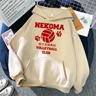 Haikyuu волейбольный клуб с красным принтом Мужские Аниме толстовки модный бренд уличные мужские толстовки удобные повседневные мужские пуловеры