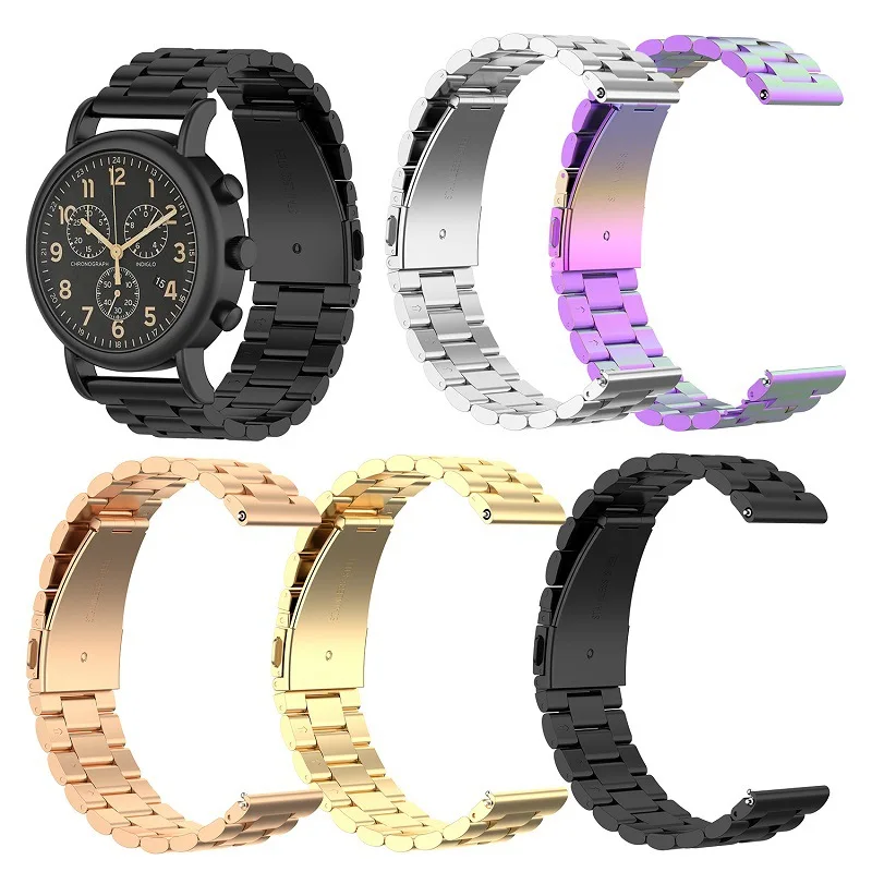 Роскошный сменный ремешок для часов Timex с тремя бусинами из нержавеющей стали