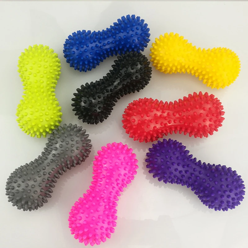 Фитнес-мяч для йоги массажер из ПВХ в форме арахиса снятия стресса всего тела рук