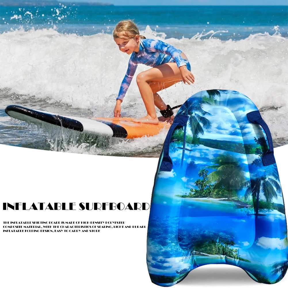 60x80 см детский надувной Bodyboards Легкая мягкая мини доски для серфинга открытый