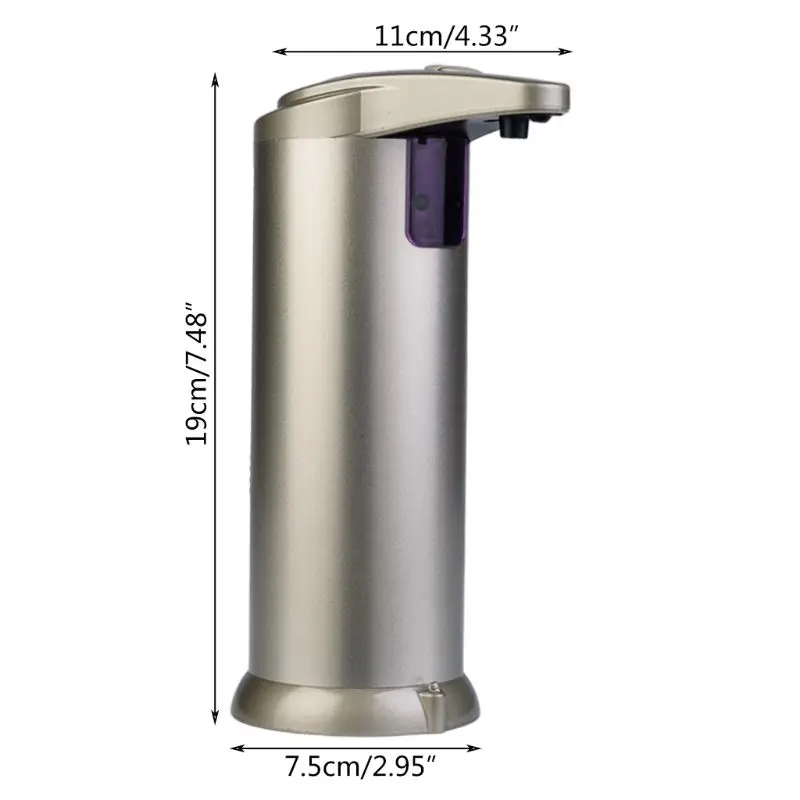 

Electric Soap Dispenser Newest Infrared Automatic Soap Dispenser Stainless Steel Touchless Auto Hand Soap Dispenser with K0AB
