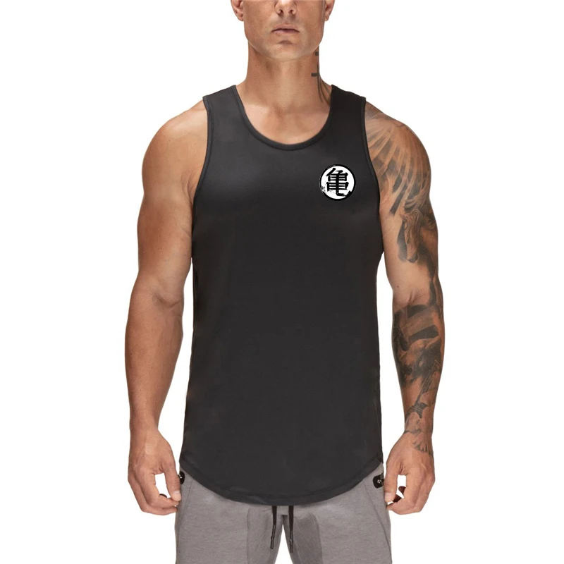 

Brand Clothing Summer Workout Mesh Tank Top Men Musculation Gym Bodybuilding Singlets Sleeveless Sports Fitness Quick Dry Vest