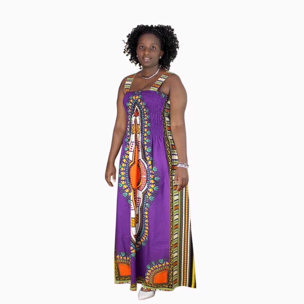 Африканские Дашики Новые Модные Элегантные с принтом женские макси Бохо