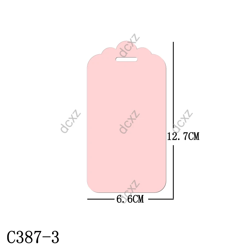 

New Cards, tags Wooden die Scrapbooking C-387-3 Cutting Dies Multiple sizes