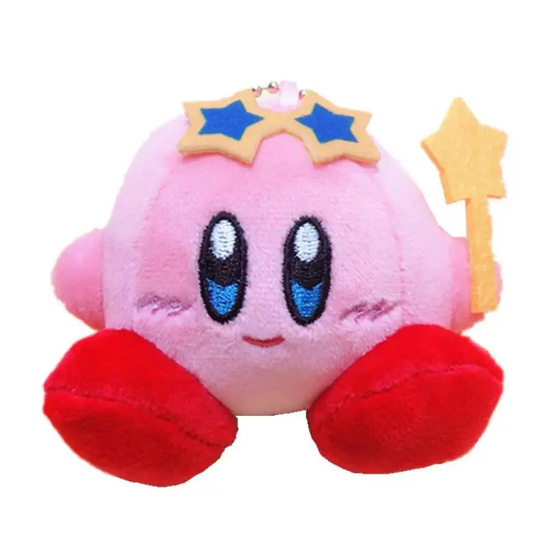 8 см Kawaii Милая мультяшная звезда Kirby Plushie брелок Мини Мягкая кукла украшение аниме