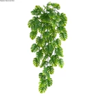 Настенная подвесная корзина в виде черепахи, украшение на Рождество, свадьбу, церковное романтическое искусственное зеленое украшение из ротанга