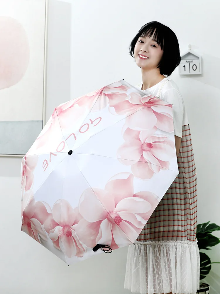 Женский зонт двойного назначения на солнечной батарее Солнцезащитный Зонт с