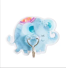 Креативная симпатичная крепкая клеящаяся Вешалка крючок на присоске