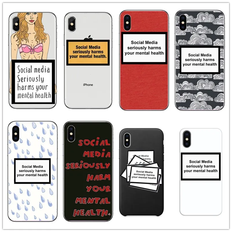 Социальные сети серьезно вредит вашему душевному здоровью Телефон чехол для iPhone