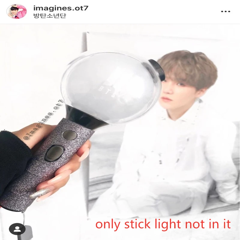 

Bangtan Boys ARMY Bomb special edition Light Stick Sticker Shoulder stick body stickers(only stick light not in it )